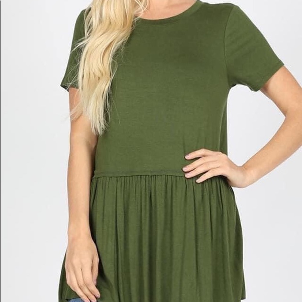 Ruffle Bottom Top